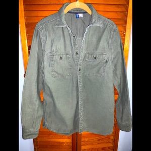 Olive color button down (H&M)
